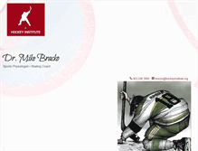 Tablet Screenshot of hockeyinstitute.org